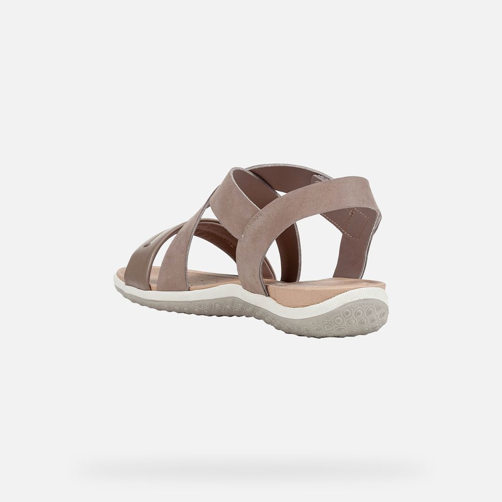 Sandalias Geox Senhora Bege - Vega - QSAJO4675